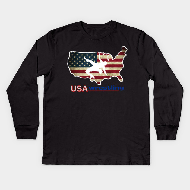 Usa wrestling long sleeve shirt clearance
